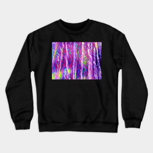 Elm Tree Bark, Digitally Enhanced Photo Crewneck Sweatshirt